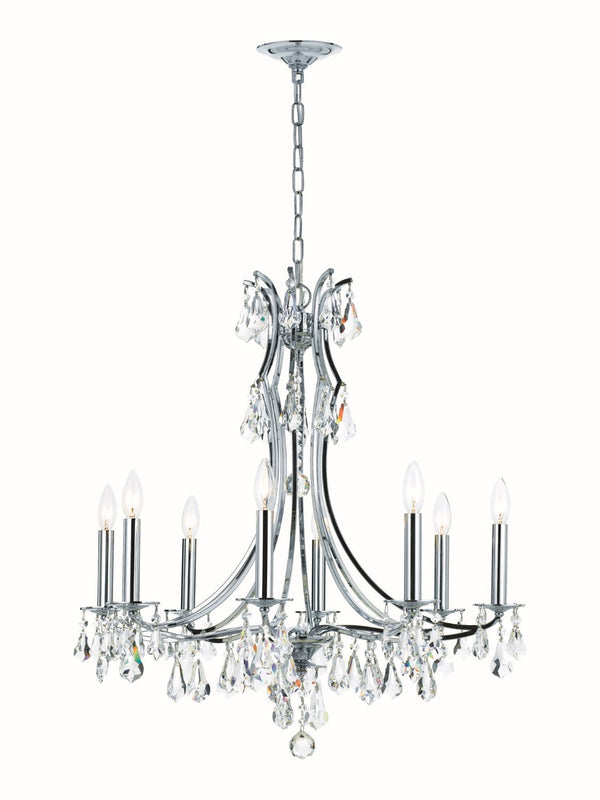 Crystorama 5938-CL-MWP Cedar 8 Light Chandelier - Parent