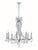 Crystorama 5938-CH-CL-S Cedar 8 Light Swarovski Strass Crystal Chandelier - Polished Chrome