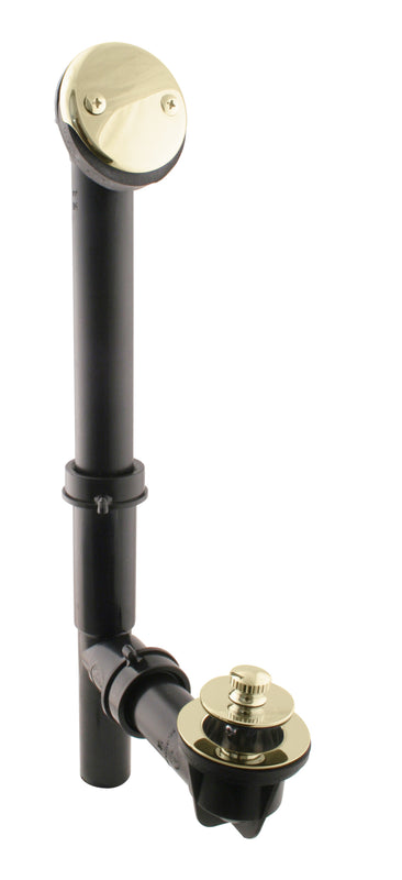 Westbrass 594144 Black 1-1/2 in. Tubular Twist and Close Bath Waste - Parent