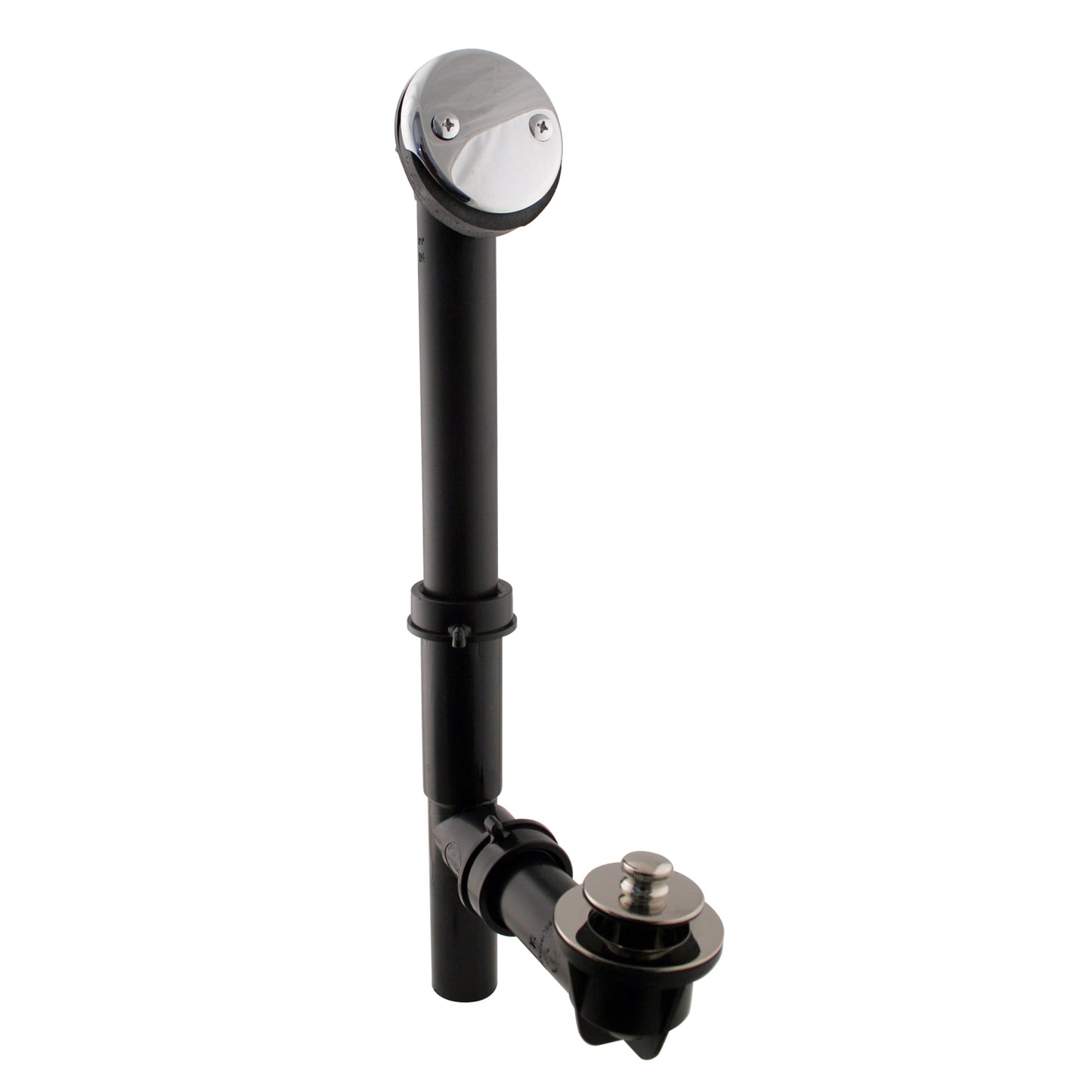 Westbrass 597144 Black 1-1/2 in. Tubular Pull  Drain Bath Waste