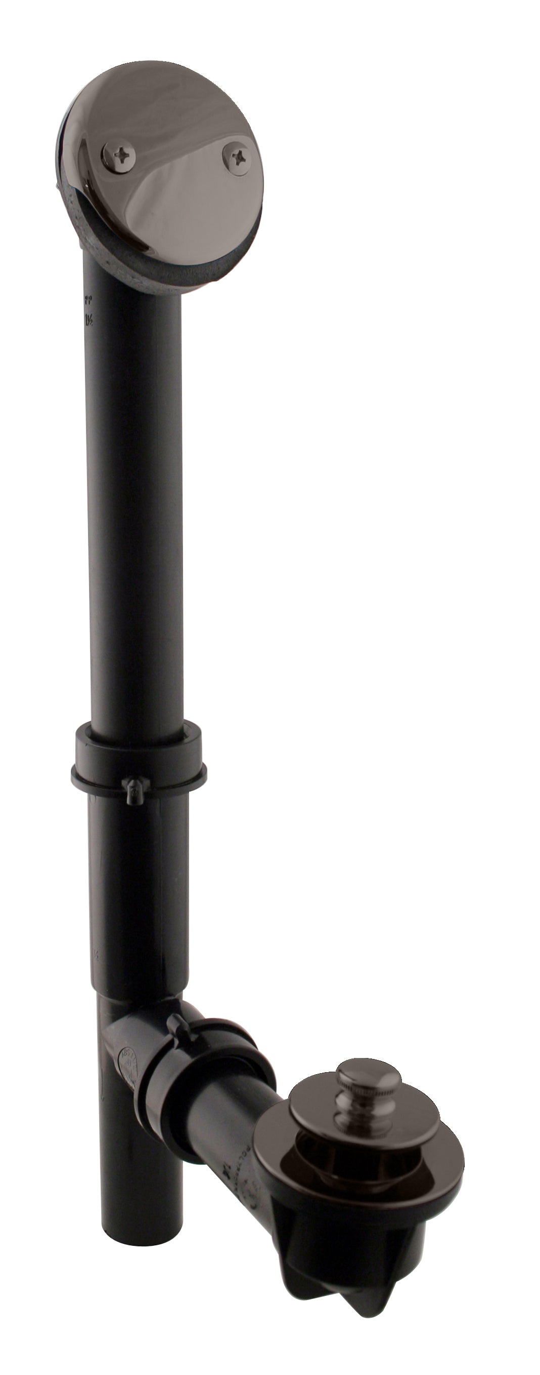 Westbrass 597144 Black 1-1/2 in. Tubular Pull  Drain Bath Waste