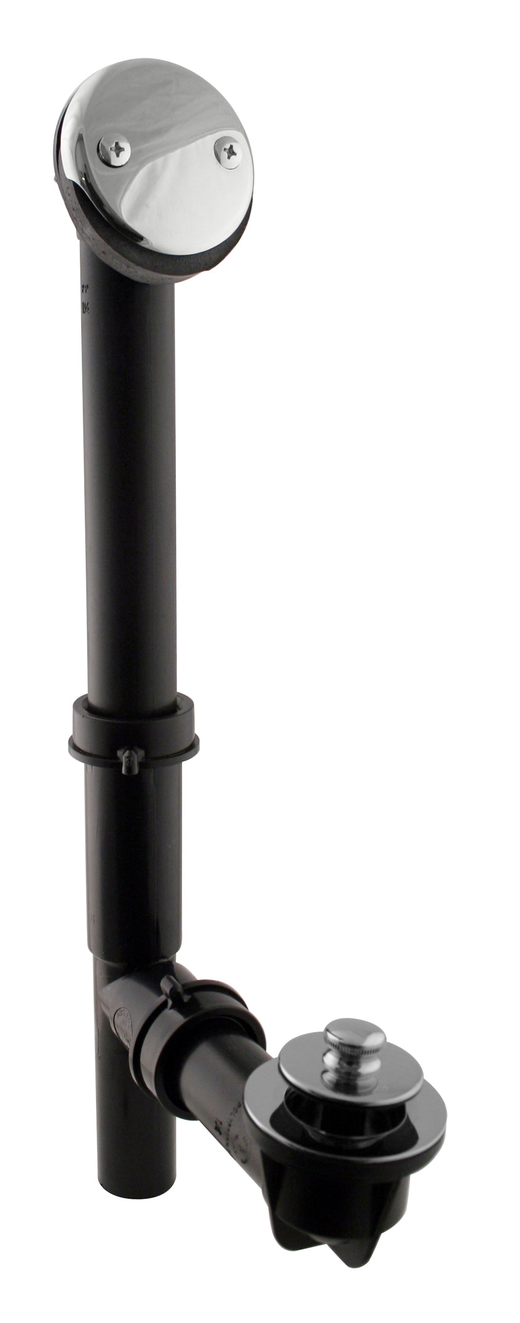 Westbrass 597144 Black 1-1/2 in. Tubular Pull  Drain Bath Waste