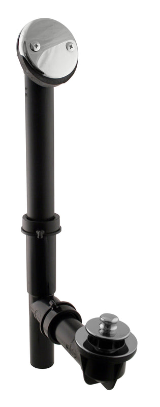 Westbrass 597144 Black 1-1/2 in. Tubular Pull  Drain Bath Waste