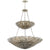 Crystorama 599 Broche 18 Light Leaf Chandelier