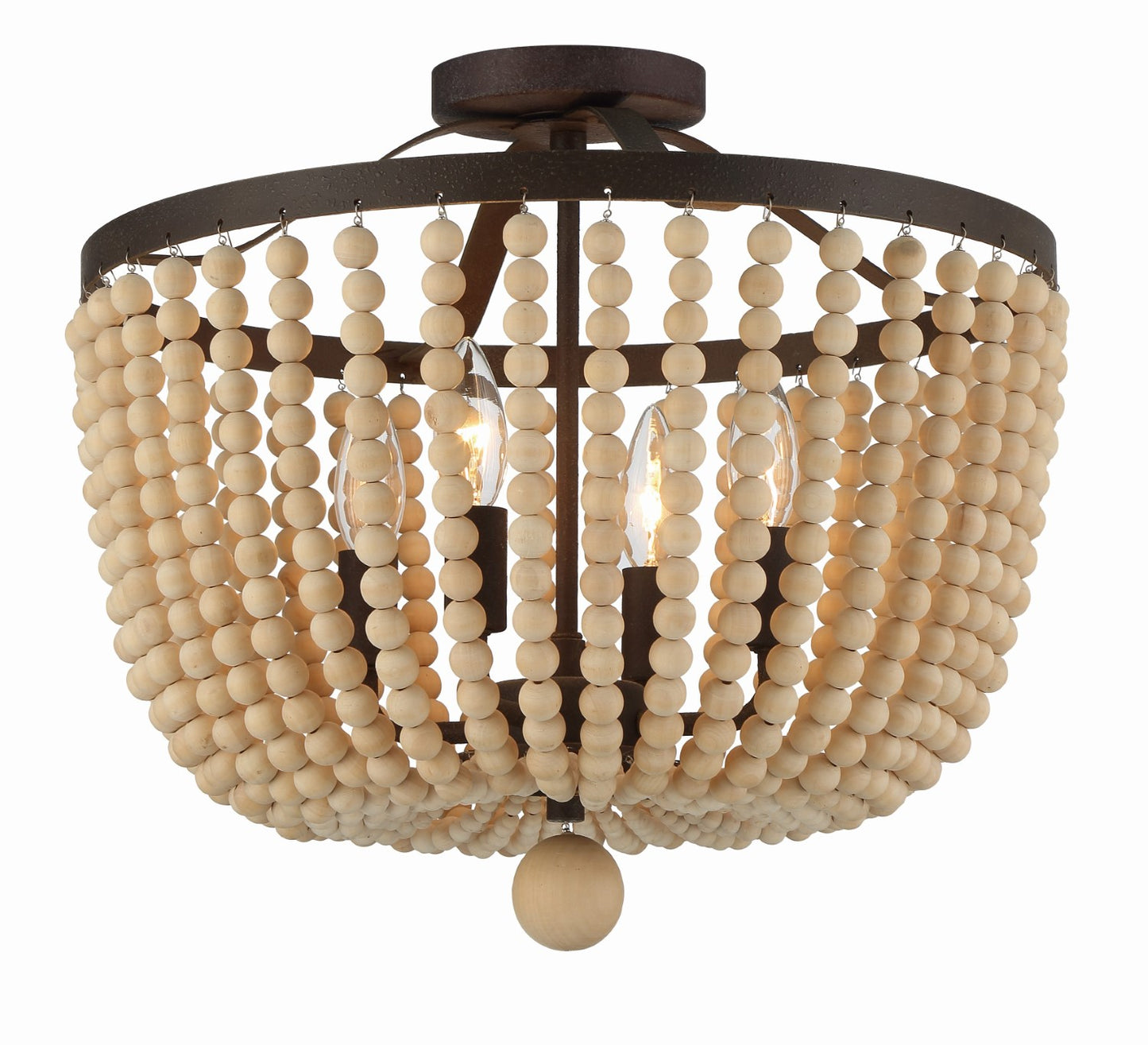 Crystorama 604_CEILING Rylee 4 Light Ceiling Mount - Parent