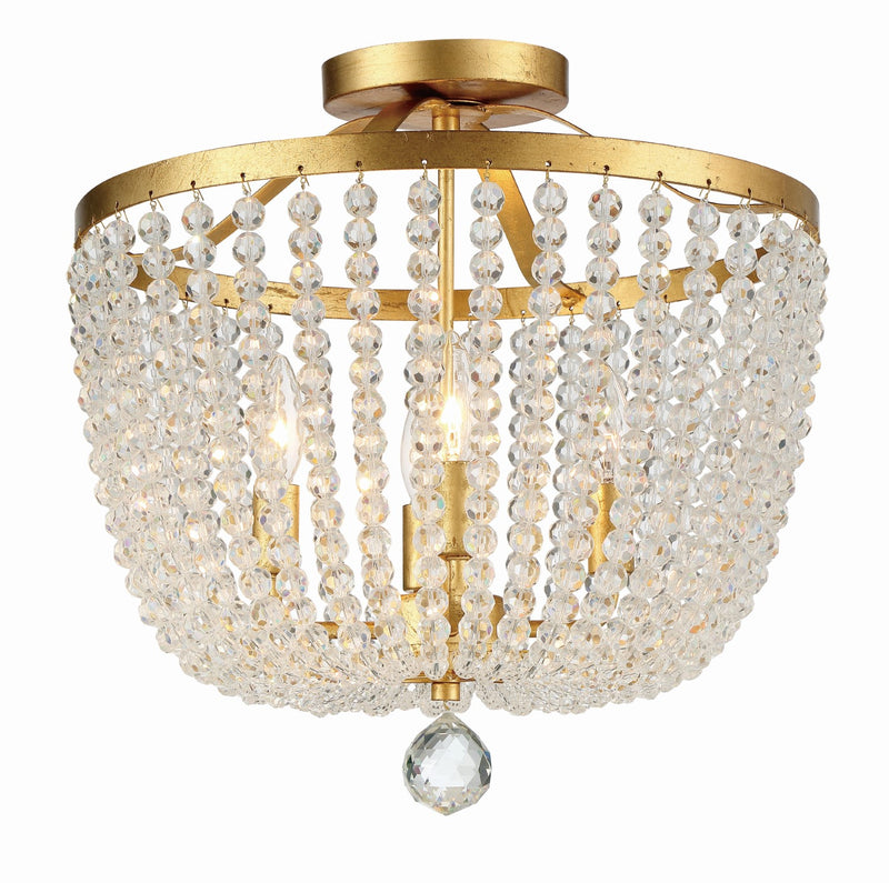 Crystorama 604_CEILING Rylee 4 Light Ceiling Mount