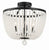 Crystorama 604-MK-FR_CEILING Rylee 4 Light Frosted Beads Ceiling Mount - Matte Black