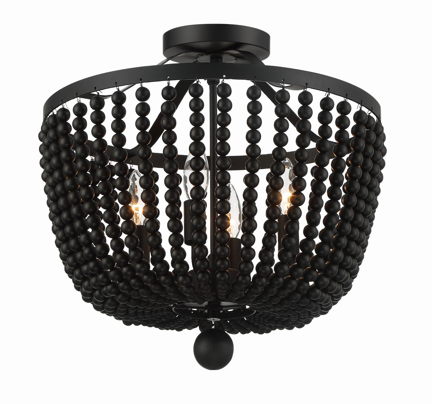 Crystorama 604_CEILING Rylee 4 Light Ceiling Mount