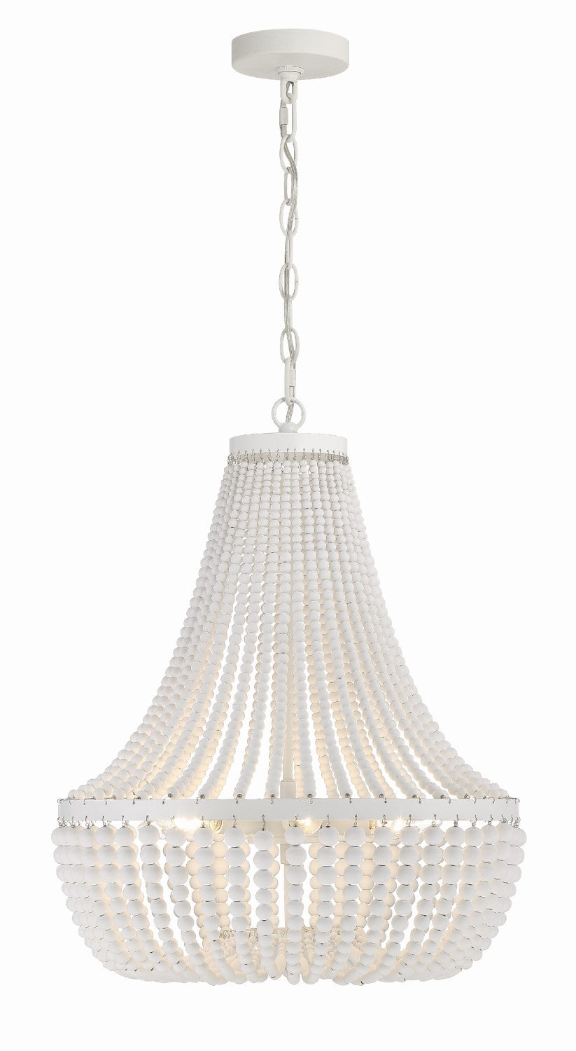 Crystorama 608 Rylee 6 Light Chandelier