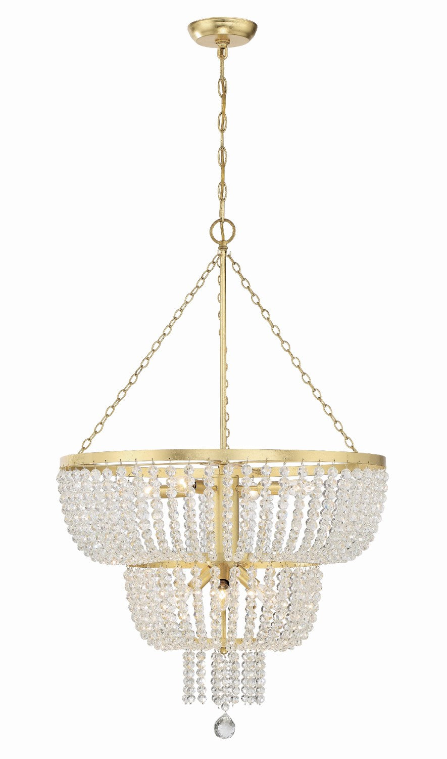 Crystorama 610 Rylee 8 Light Chandelier - Parent