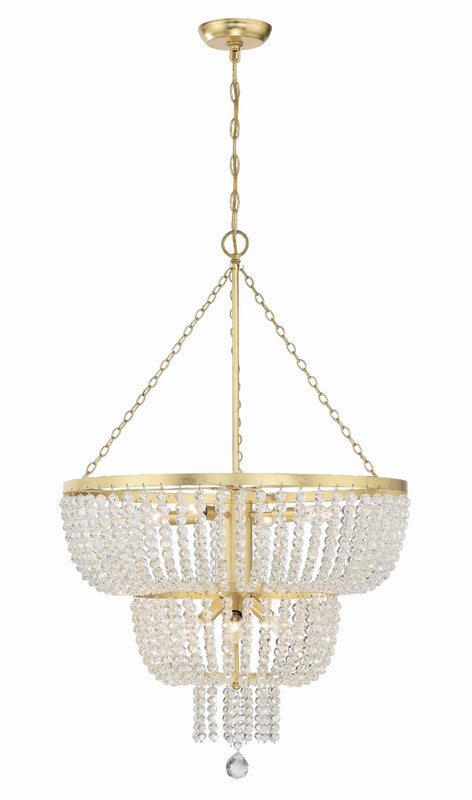 Crystorama 610 Rylee 8 Light Chandelier - Parent