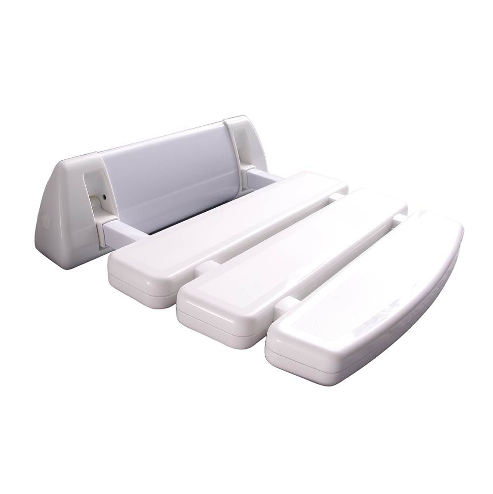 Barclay 6183-WH 14 Wall Mount Slatted Folding  - White