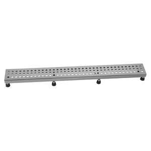 Jaclo 6212-60 60" Channel Drain Round Dotted Grate