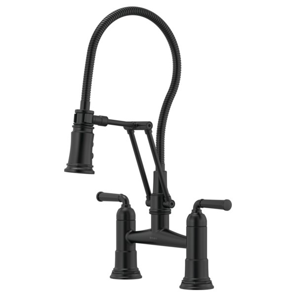 Brizo 62174LF Rook Articulating Bridge Faucet With Finished Hose - Parent