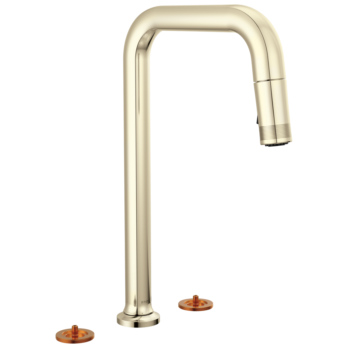 Brizo 62507LF-LHP-L Kintsu Widespread Pull-Down Faucet With Square Spout - Less Handles