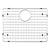 Houzer 629803 Stainless Steel Wirecraft Bottom Grid