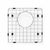Houzer 629804 Stainless Steel Wirecraft Bottom Grid