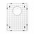 Houzer 629805 Stainless Steel Wirecraft Bottom Grid