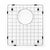Houzer 629806 Stainless Steel Wirecraft Bottom Grid