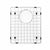 Houzer 629807 Stainless Steel Wirecraft Bottom Grid