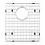 Houzer 629812 Stainless Steel Wirecraft Bottom Grid