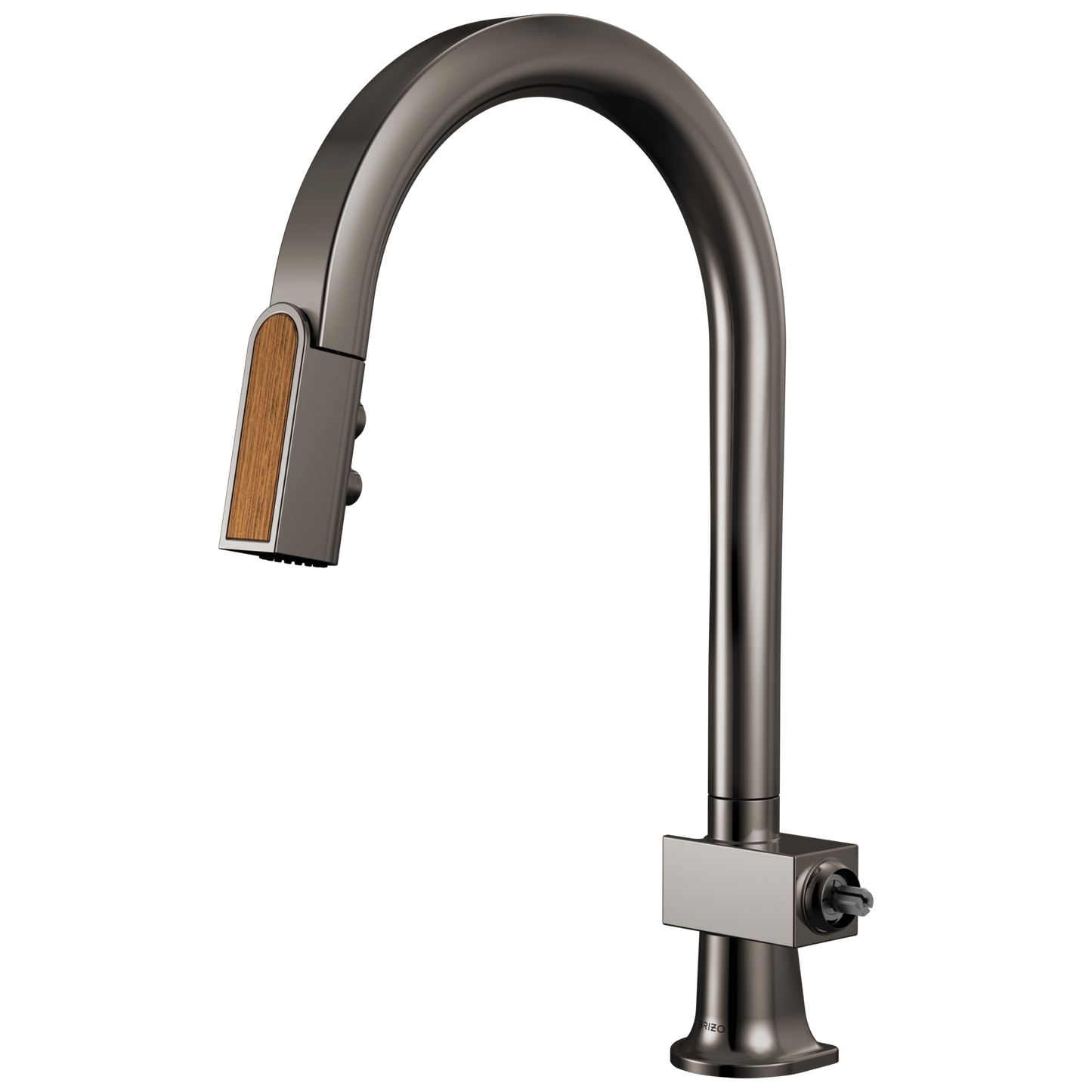 Brizo 63022LF-LHP Frank Lloyd Wright Pull-Down Kitchen Faucet with Arc Spout - Less Handle