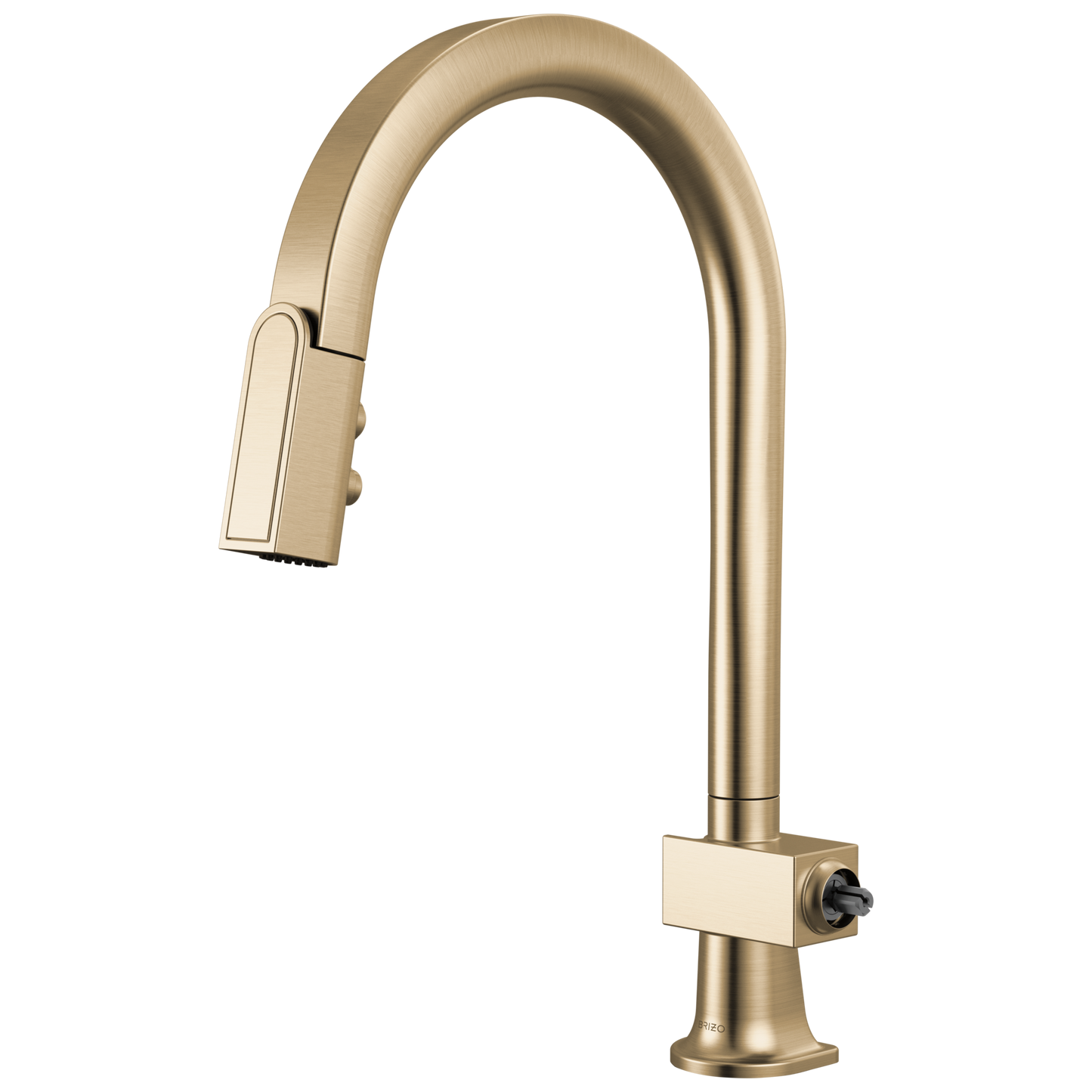 Brizo 63022LF-LHP Frank Lloyd Wright Pull-Down Kitchen Faucet with Arc Spout - Less Handle
