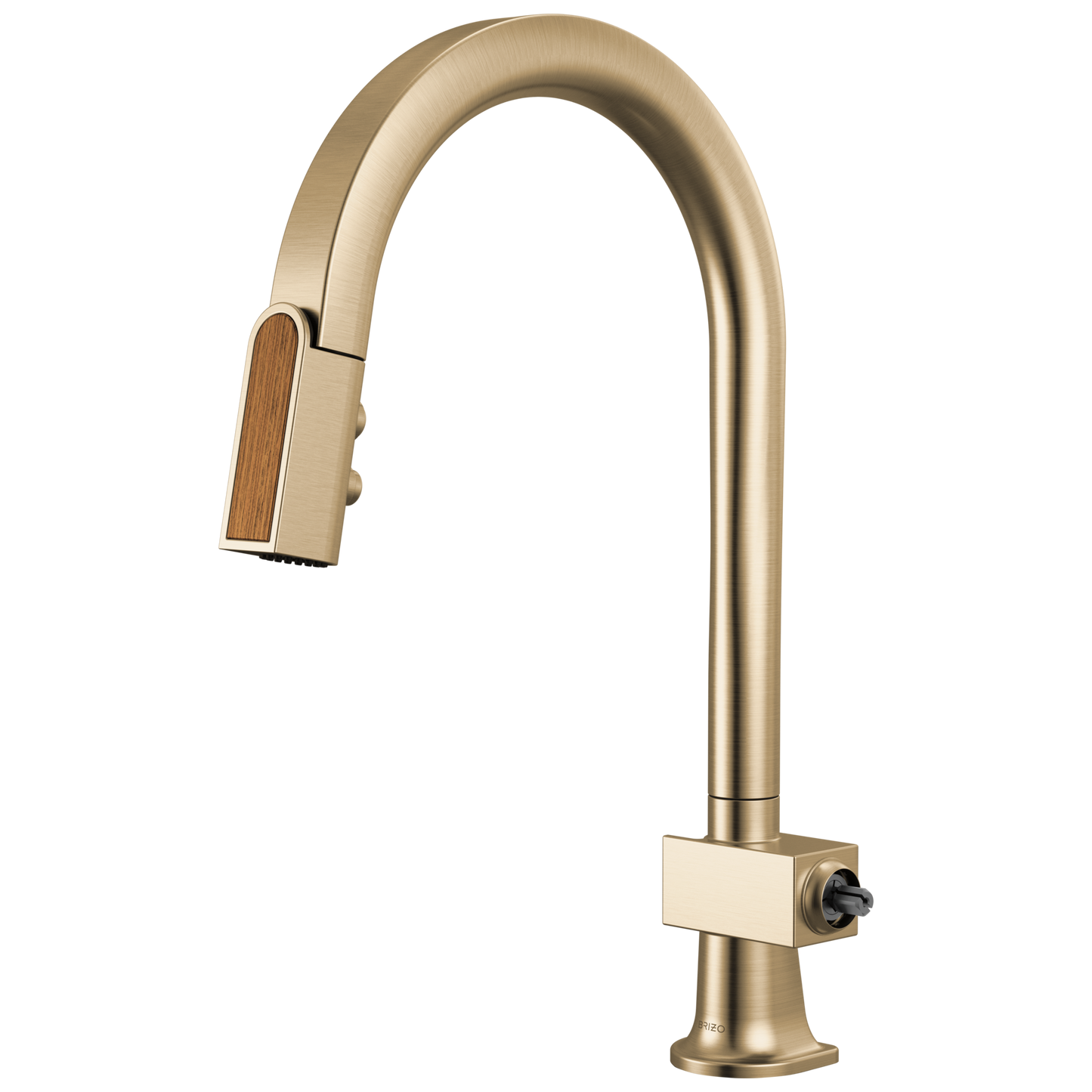 Brizo 63022LF-LHP Frank Lloyd Wright Pull-Down Kitchen Faucet with Arc Spout - Less Handle