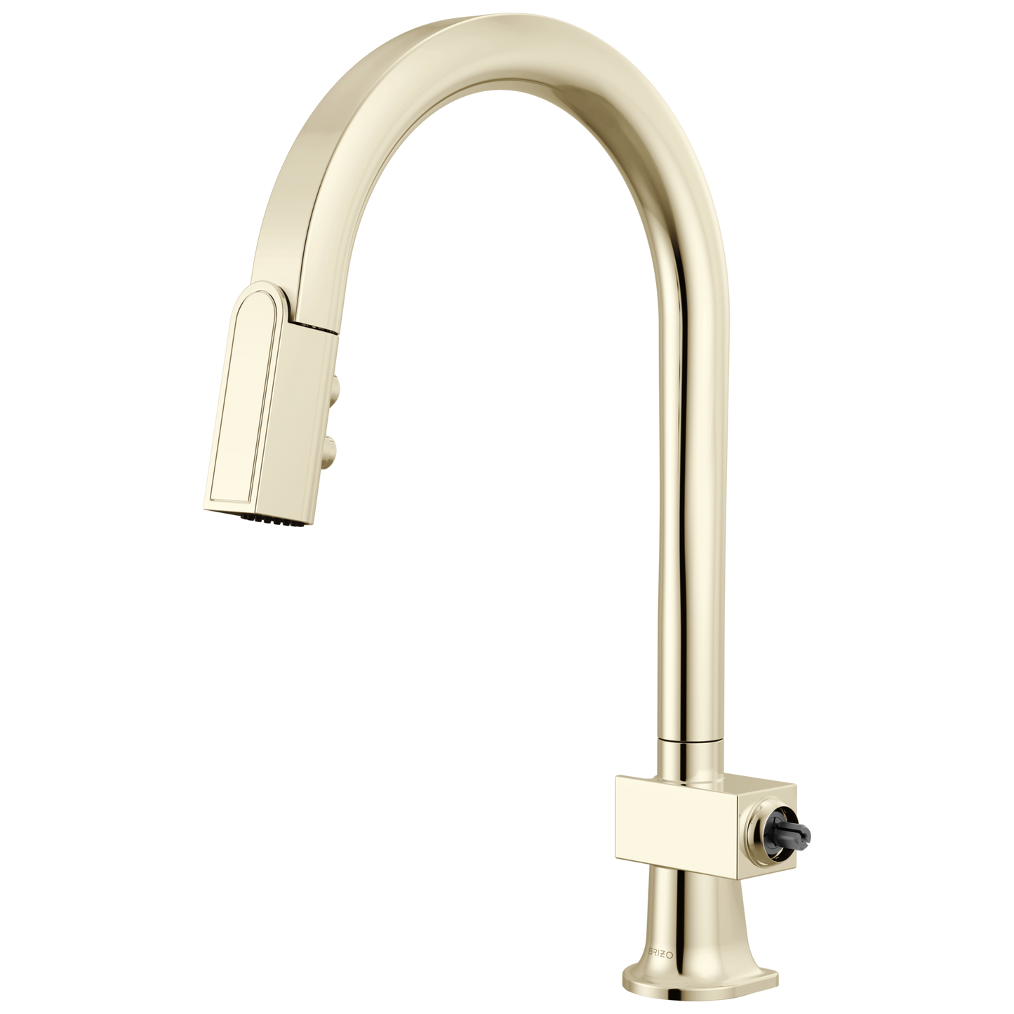 Brizo 63022LF-LHP Frank Lloyd Wright Pull-Down Kitchen Faucet with Arc Spout - Less Handle