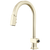 Brizo 63022LF-LHP Frank Lloyd Wright Pull-Down Kitchen Faucet with Arc Spout - Less Handle