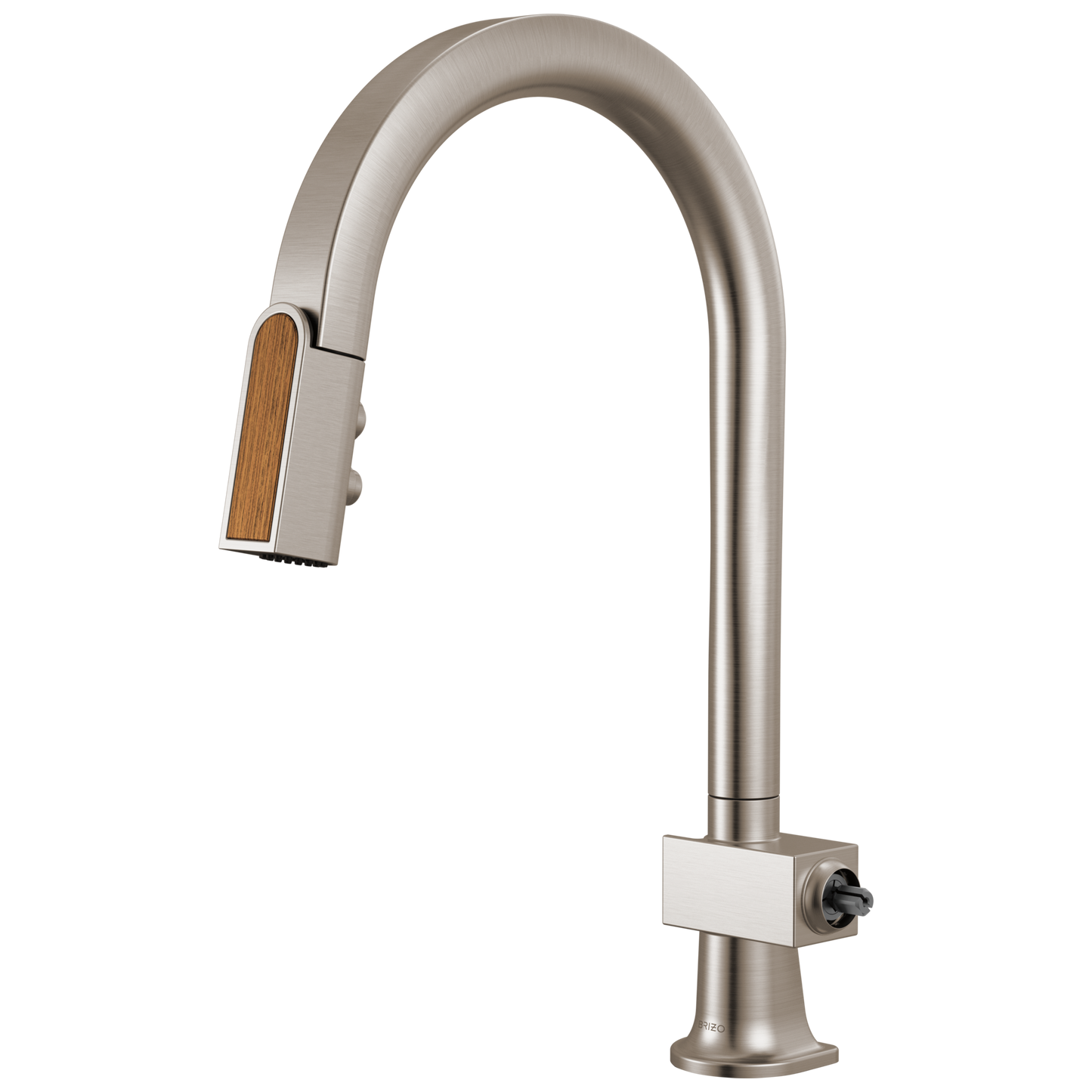 Brizo 63022LF-LHP Frank Lloyd Wright Pull-Down Kitchen Faucet with Arc Spout - Less Handle