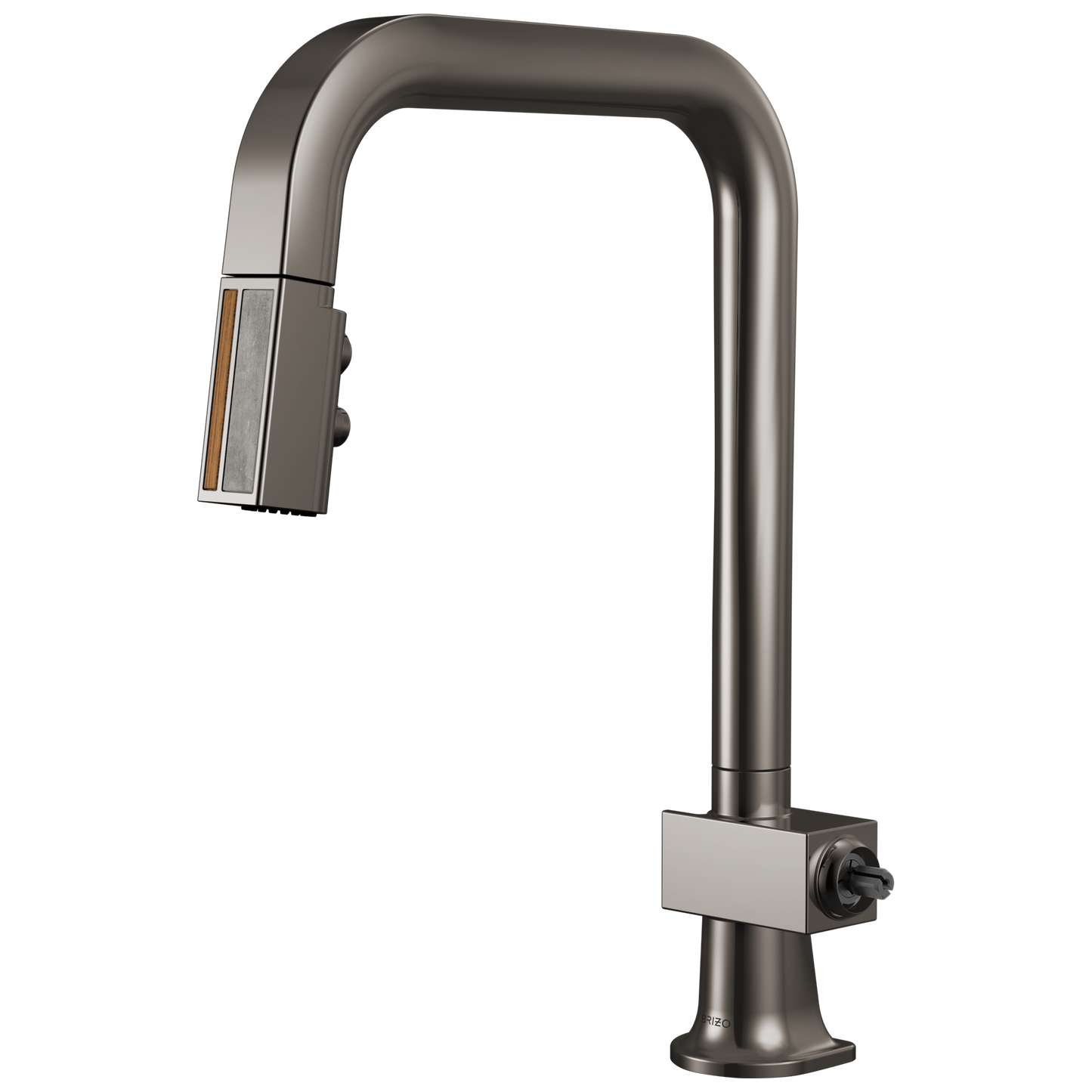 Brizo 63023LF-LHP Frank Lloyd Wright Pull-Down Kitchen Faucet with Square Spout - Less Handle