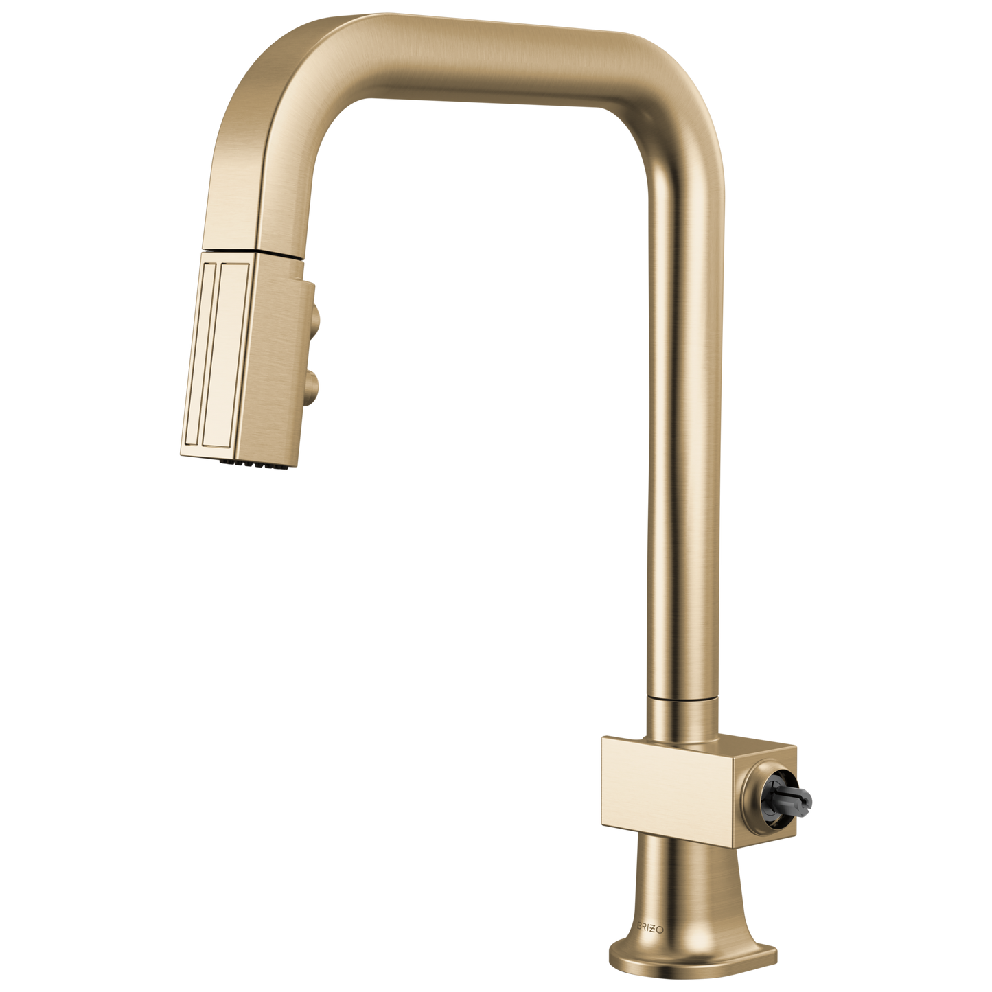 Brizo 63023LF-LHP Frank Lloyd Wright Pull-Down Kitchen Faucet with Square Spout - Less Handle