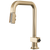 Brizo 63023LF-LHP Frank Lloyd Wright Pull-Down Kitchen Faucet with Square Spout - Less Handle