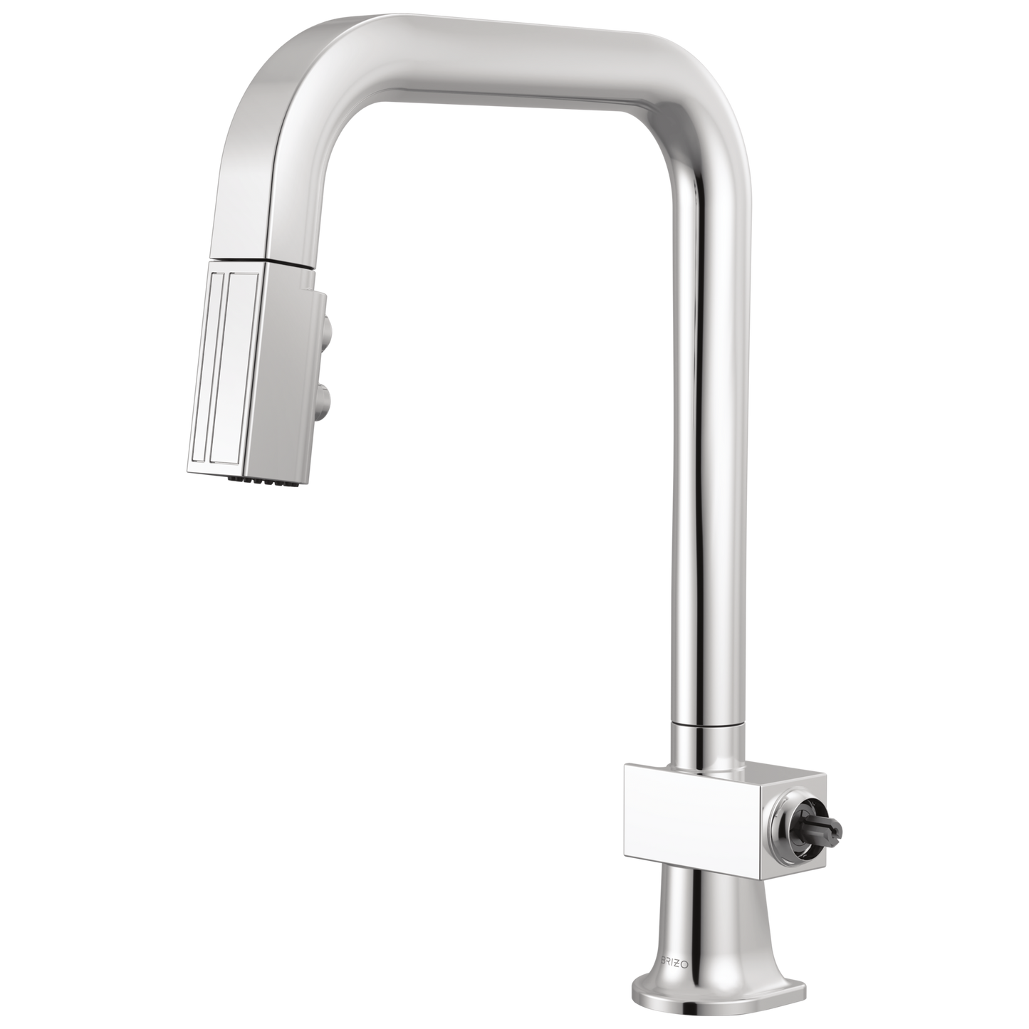 Brizo 63023LF-LHP Frank Lloyd Wright Pull-Down Kitchen Faucet with Square Spout - Less Handle