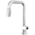 Brizo 63023LF-LHP Frank Lloyd Wright Pull-Down Kitchen Faucet with Square Spout - Less Handle