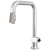 Brizo 63023LF-LHP Frank Lloyd Wright Pull-Down Kitchen Faucet with Square Spout - Less Handle