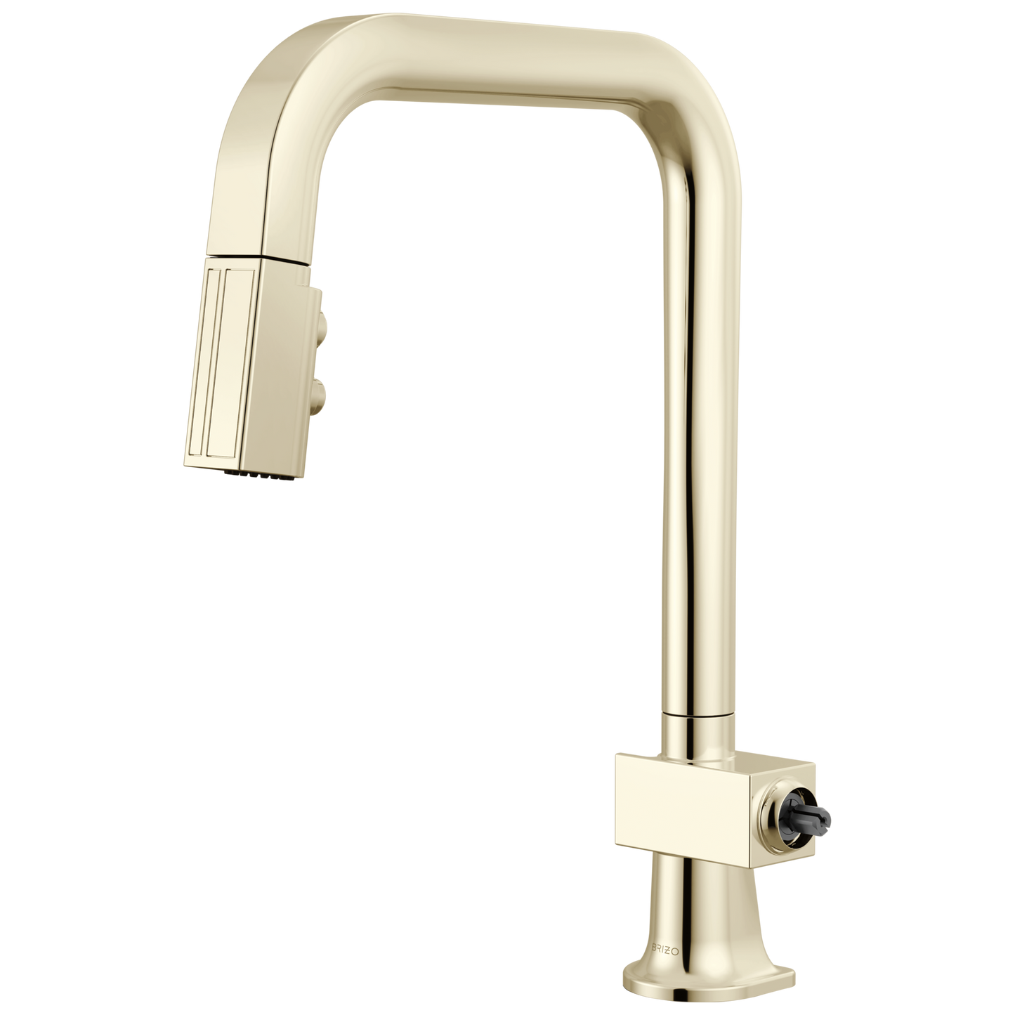 Brizo 63023LF-LHP Frank Lloyd Wright Pull-Down Kitchen Faucet with Square Spout - Less Handle