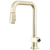 Brizo 63023LF-LHP Frank Lloyd Wright Pull-Down Kitchen Faucet with Square Spout - Less Handle