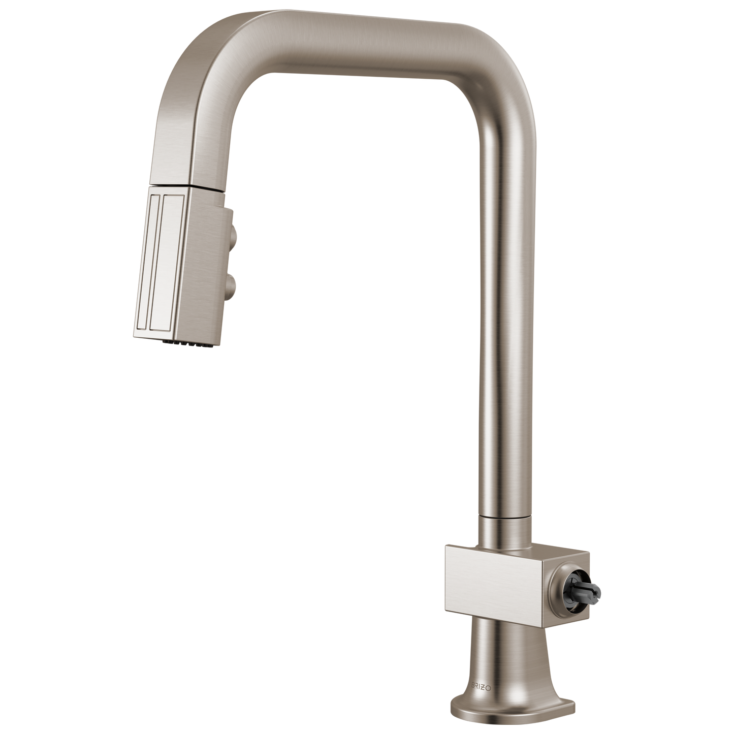 Brizo 63023LF-LHP Frank Lloyd Wright Pull-Down Kitchen Faucet with Square Spout - Less Handle