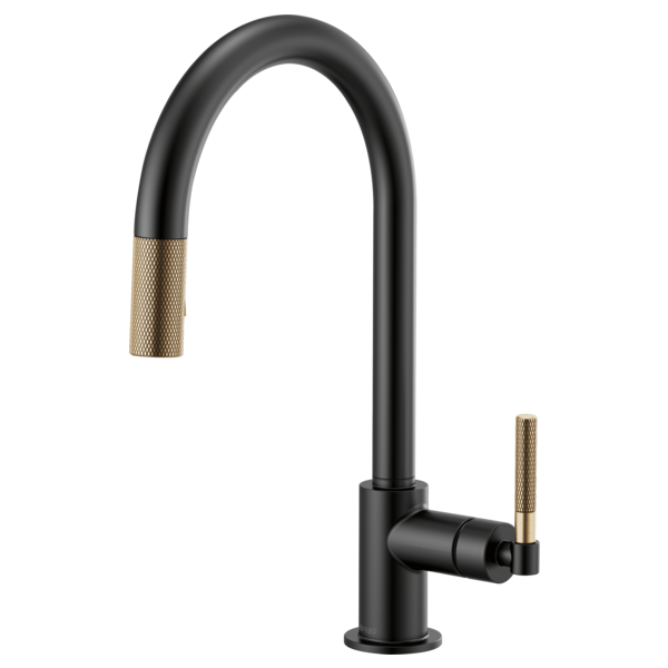 Brizo 63043LF Litze Pull-Down Faucet With Arc Spout and Knurled Handle - Parent