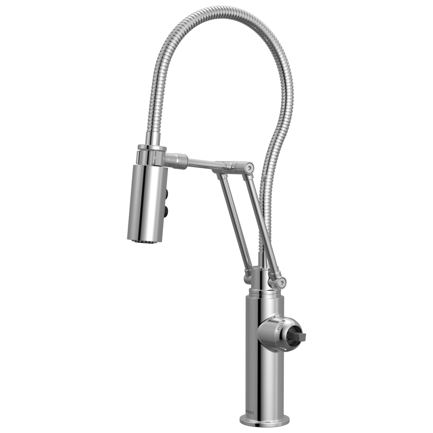Brizo 63121LF-LHP Odin Articulating Kitchen Faucet with Finished Hose - Less Handle