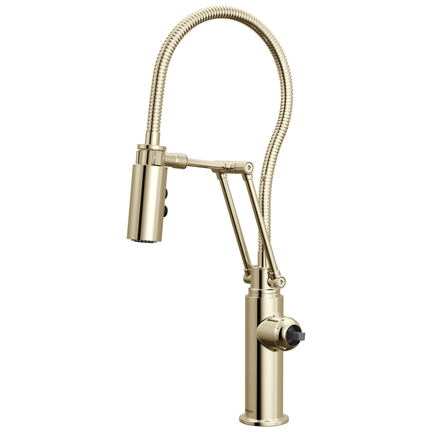 Brizo 63121LF-LHP Odin Articulating Kitchen Faucet with Finished Hose - Less Handle