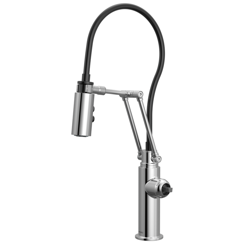 Brizo 63221LF-LHP Odin Articulating Kitchen Faucet - Less Handle
