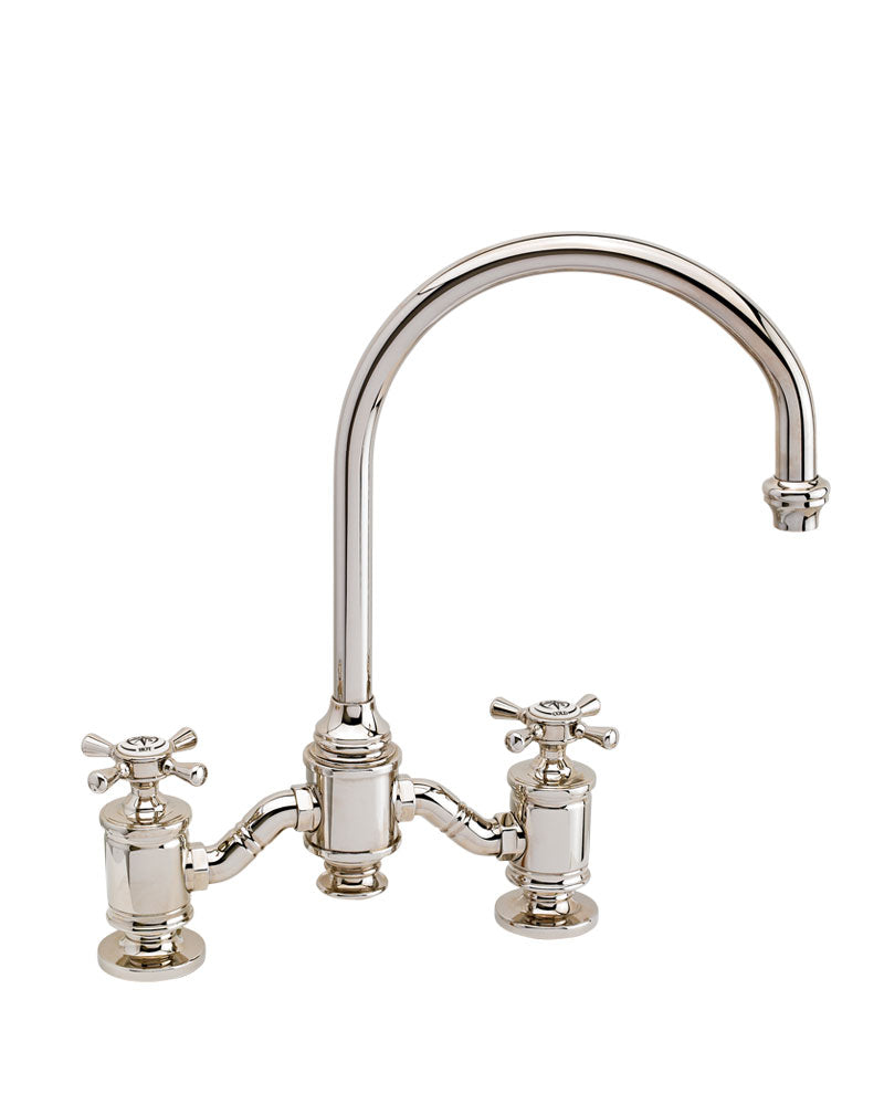 Waterstone 6350 Hampton Bridge Faucet - Cross Handles - Parent