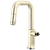 Brizo 63907LF-LHP-L Kintsu Pull-Down Prep Faucet With Square Spout - Less Handle