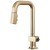 Brizo 63923LF-LHP Frank Lloyd Wright Pull-Down Prep Faucet with Square Spout - Less Handle