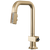 Brizo 63923LF-LHP Frank Lloyd Wright Pull-Down Prep Faucet with Square Spout - Less Handle