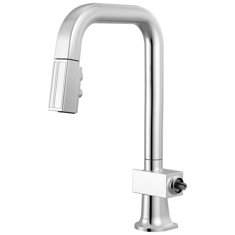 Brizo 63923LF-LHP Frank Lloyd Wright Pull-Down Prep Faucet with Square Spout - Less Handle