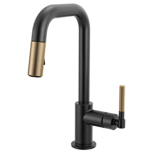 Brizo 63953LF Litze Pull-Down Prep Faucet With Square Spout - Knurled Handle - Parent